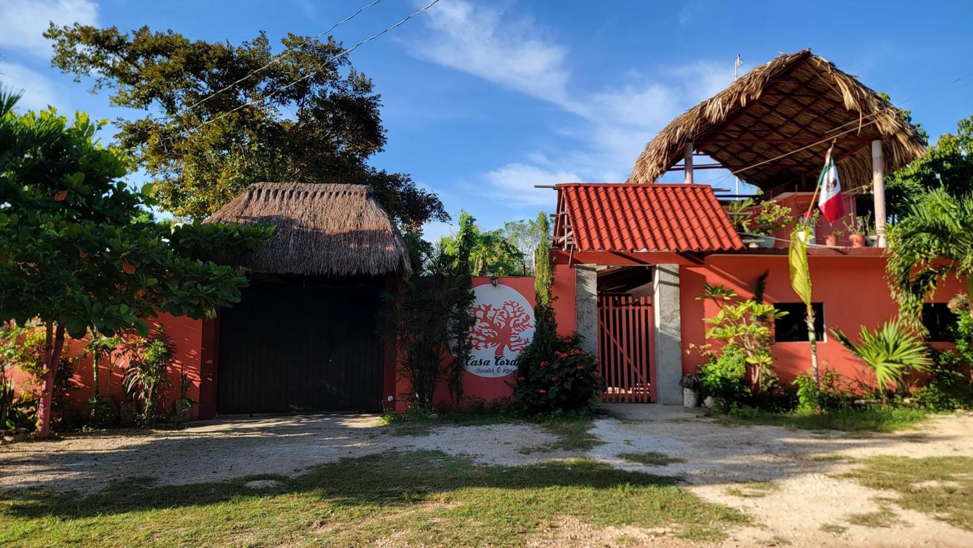 Casa Coral Hotel Bacalar Buitenkant foto